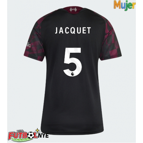 Camiseta Liverpool Jeremy Jacquet #5 Tercera Equipación para mujer 2026-27 manga corta